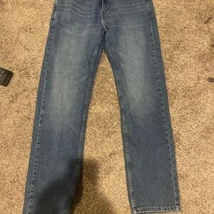 Levi's Men's Straight-Leg Denim Jeans in Medium Blue